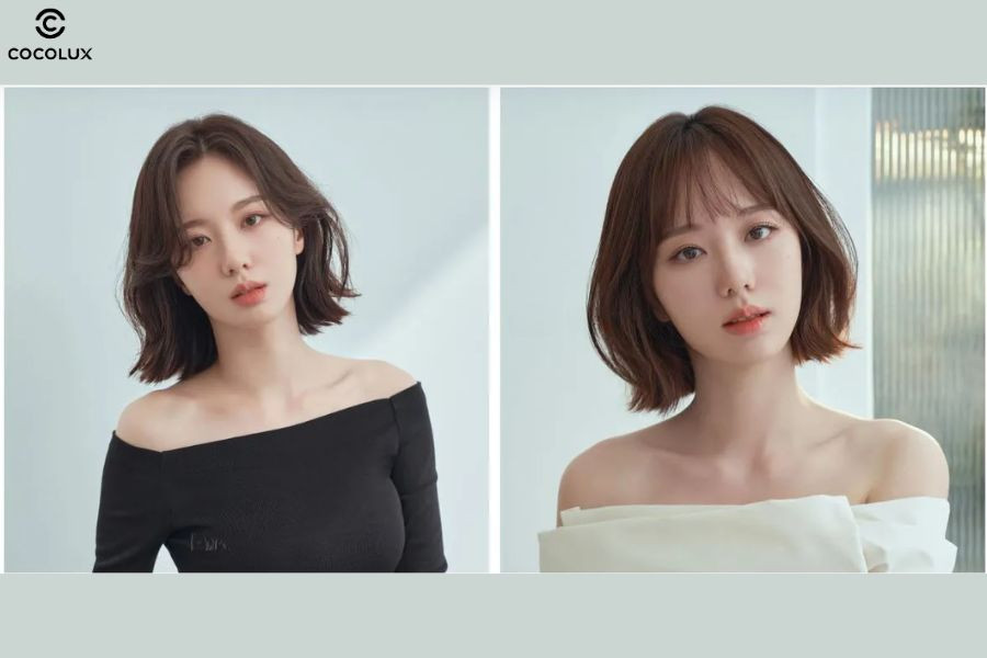 Mẫu tóc ngắn cụp đuôi