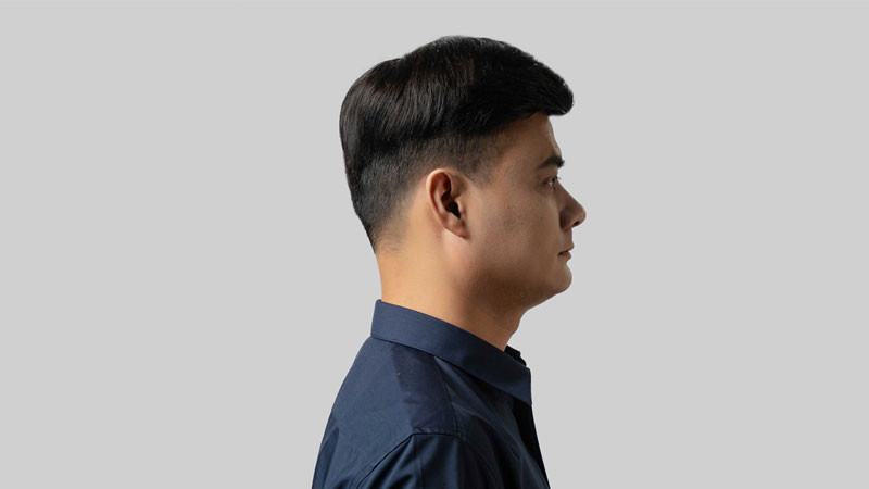 Mohican chéo để gáy cá tính và thời trang