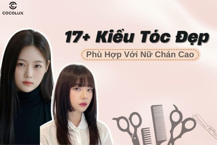Một phụ nữ với mái tóc dài và trán cao