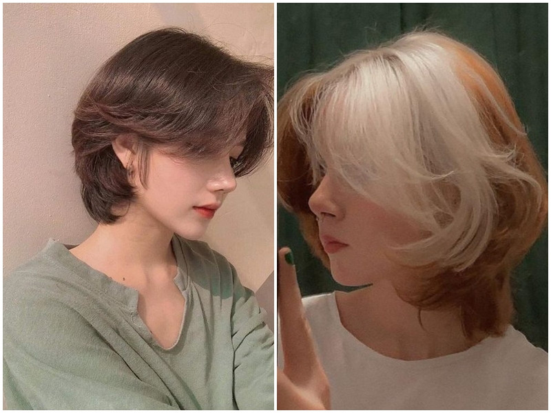 Mullet bob nữ ngắn phong cách của gen Z