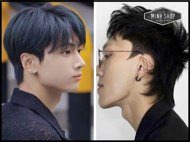 Mullet Layer phong cách cho kiểu tóc hói nam