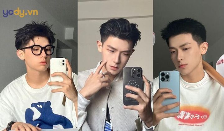 Người đàn ông lịch lãm với kiểu tóc Ivy League