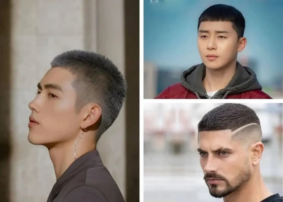 Người đàn ông với kiểu tóc Flat Top, một biểu tượng của sự kỷ luật và nam tính trong phong cách tóc quân đội.