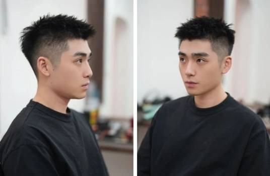 Người đàn ông với kiểu tóc nam ngắn Side Part, vẻ ngoài lịch lãm