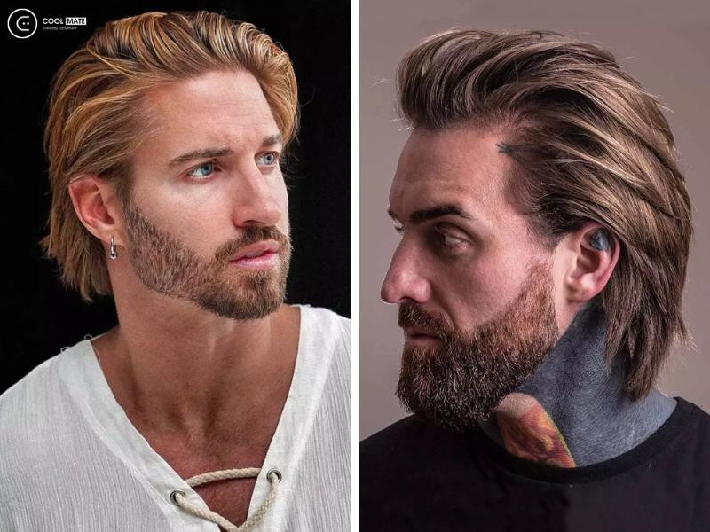 Phong cách lịch lãm với kiểu tóc Slick Back dài vuốt ngược tinh tế