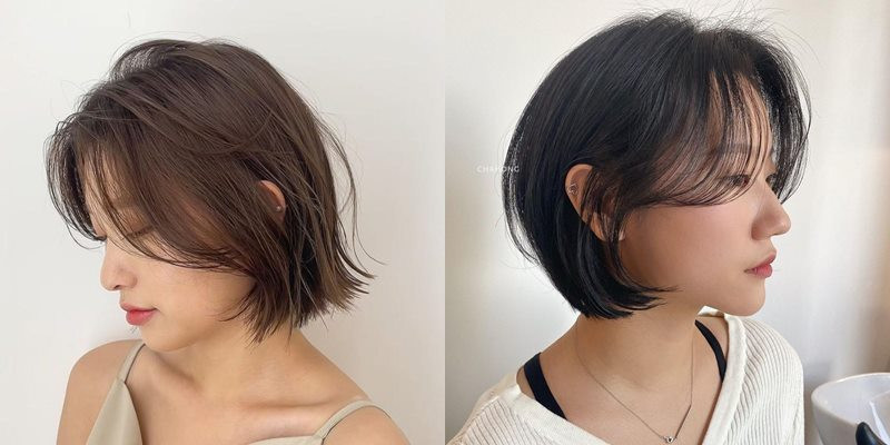 Pop layer mái bay giúp che đi xương quai hàm góc cạnh, phù hợp với khuôn mặt vuông