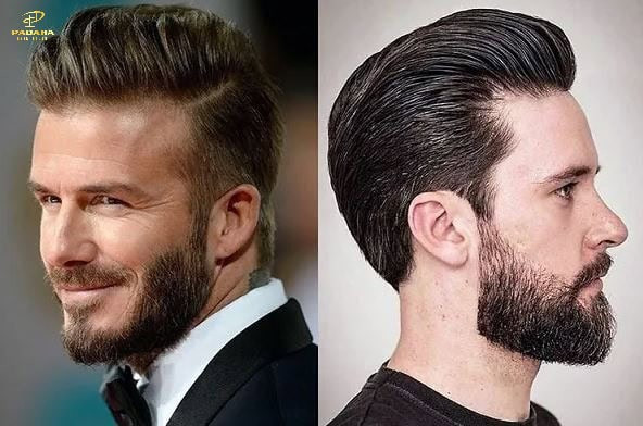 Quý ông trung niên lịch lãm với kiểu tóc Pompadour cổ điển