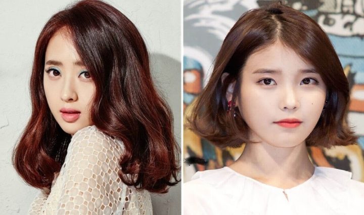 Sắc tóc ngang vai nâu socola ấm áp và thanh lịch