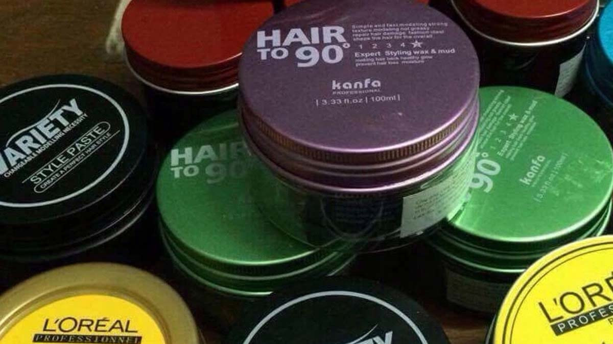 Sáp vuốt giúp giữ nếp tóc phồng nam lâu dài