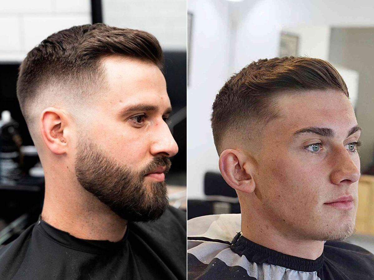 Short Comb Over là kiểu tóc vuốt lệch sang một bên cho tóc cứng