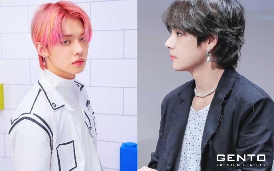 Short quiff mullet textured