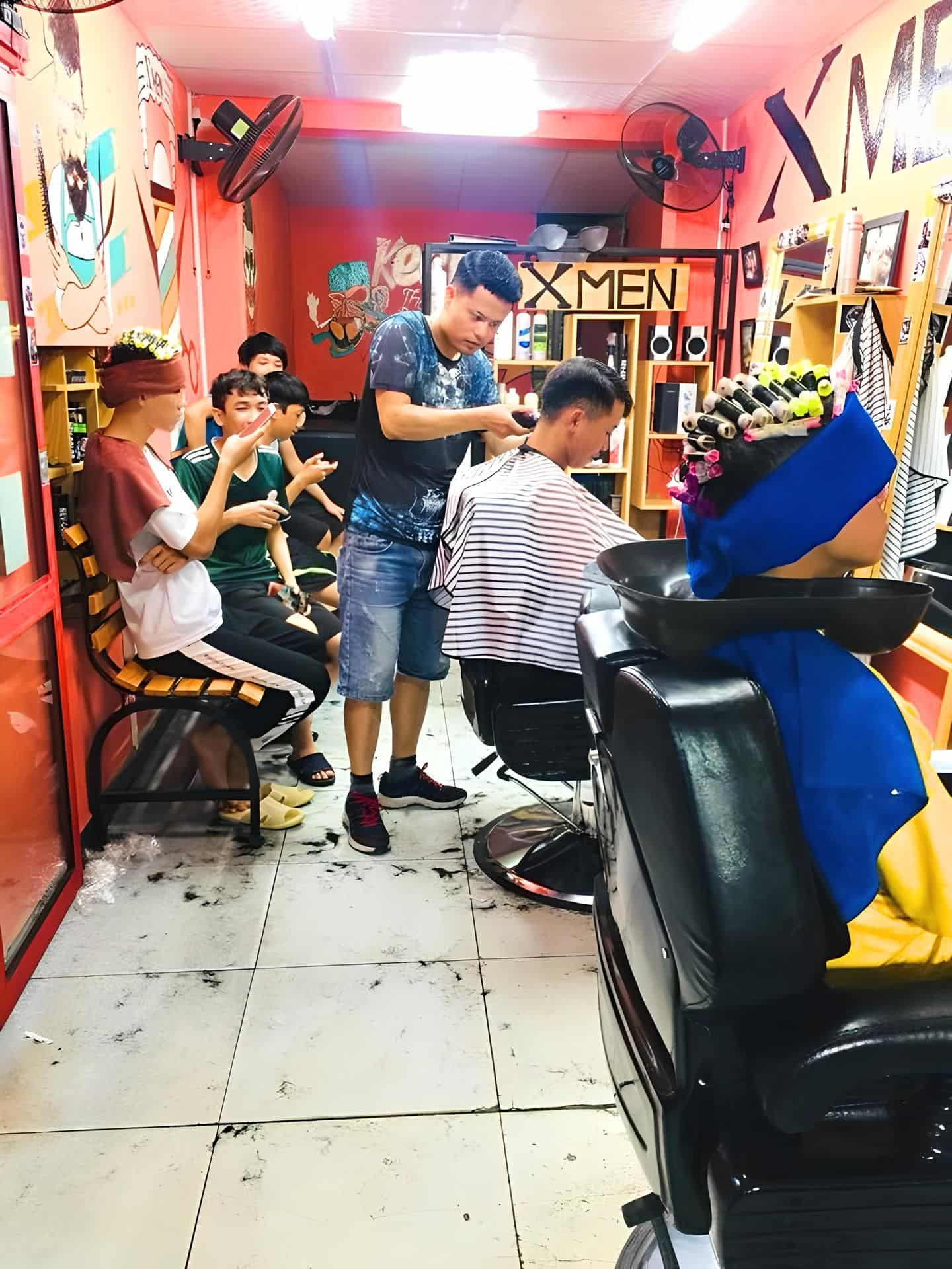 Tạo kiểu tóc undercut tại Xmen Thanh Hóa