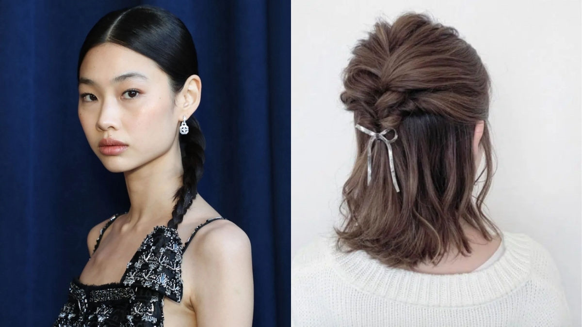 Tết tóc ngắn thanh lịch cho môi trường công sở