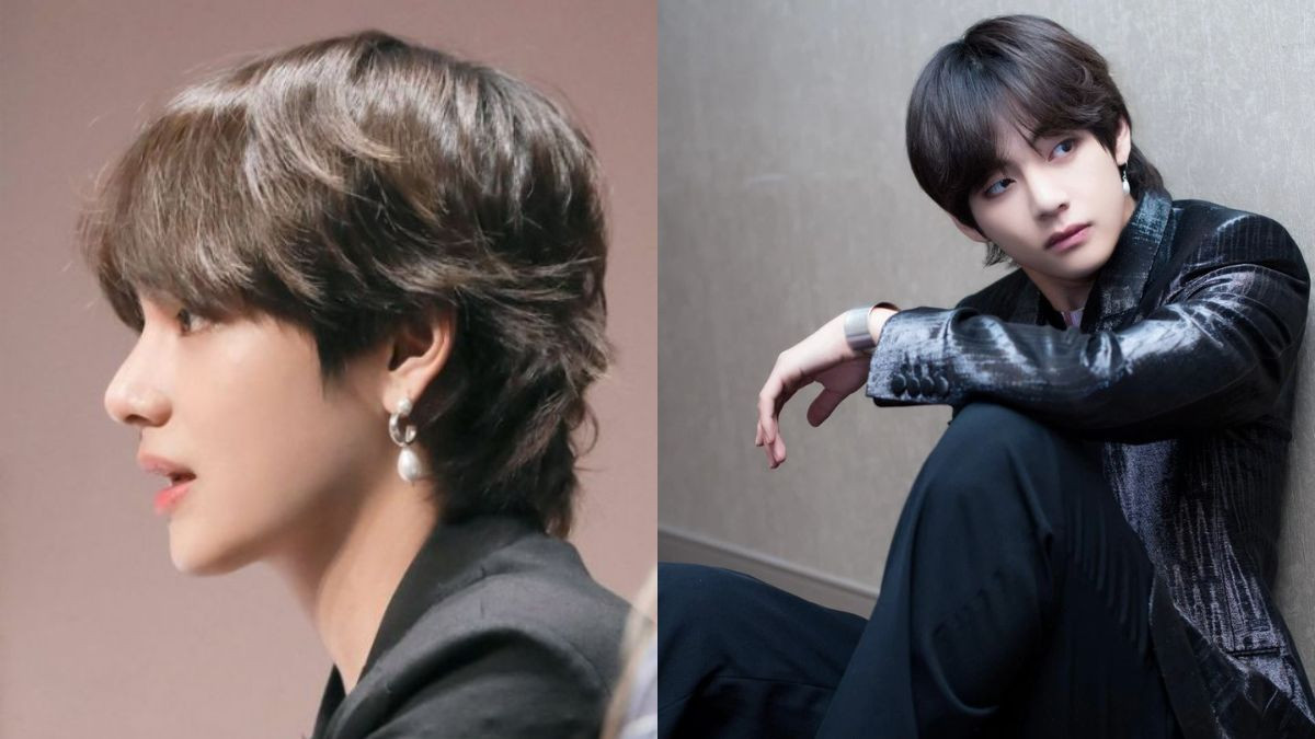 Thần thái của V (BTS) với mullet tóc ngắn nam