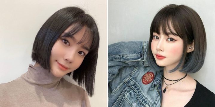 Tóc Bob ngắn ôm nhẹ giúp khuôn mặt tròn trông thon gọn và thanh lịch