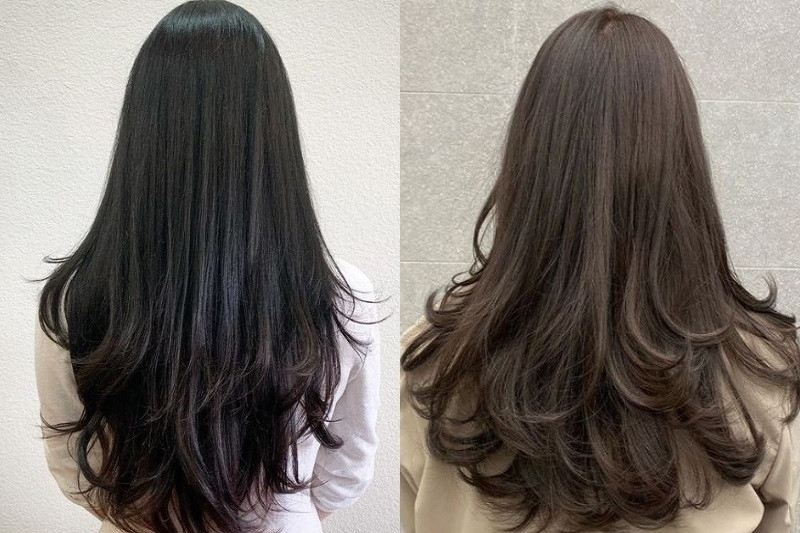 Tóc chiếc lá 2 tầng sole độc đáo