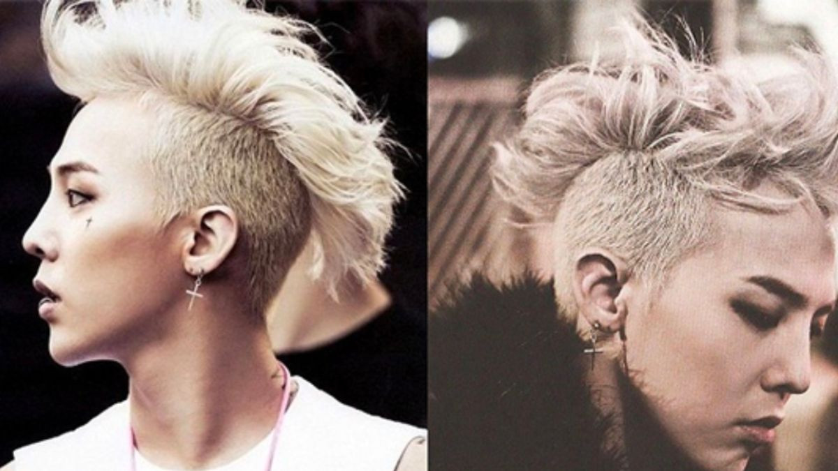 Tóc Crooked bất đối xứng, thể hiện cá tính G-Dragon