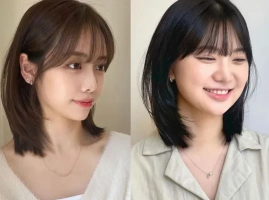 Tóc dài thẳng mái thưa trẻ trung