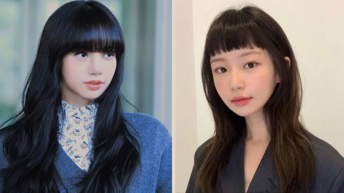 Tóc đen đẹp mái ngố, kiểu tóc hack tuổi dễ thương