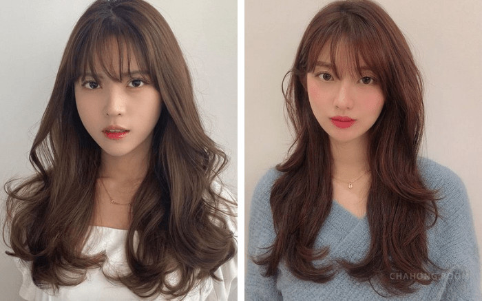 Tóc gợn sóng mái thưa trẻ trung, phù hợp mọi gương mặt