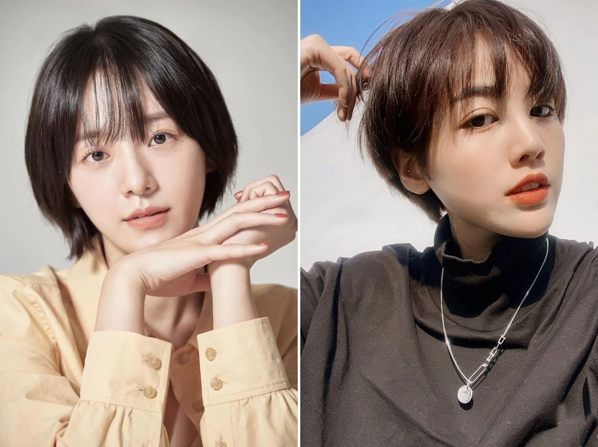 Tóc layer mái thưa tomboy