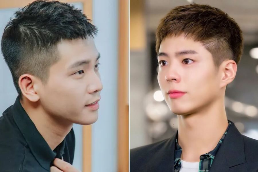 Tóc layer nam ngắn cạo hai bên tạo điểm nhấn hiện đại