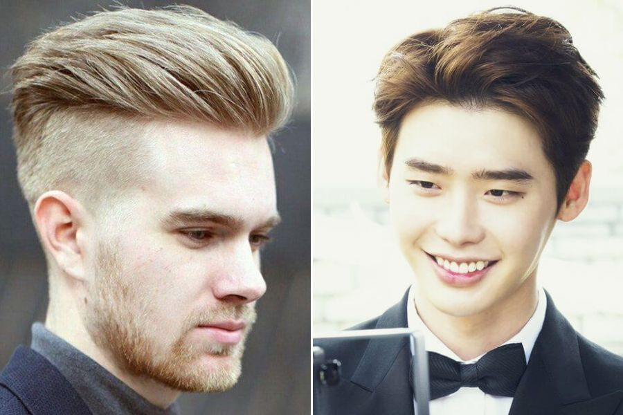 Tóc layer nam ngắn vuốt ngược lịch lãm
