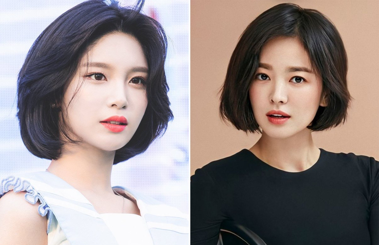 Tóc layer uốn chữ C