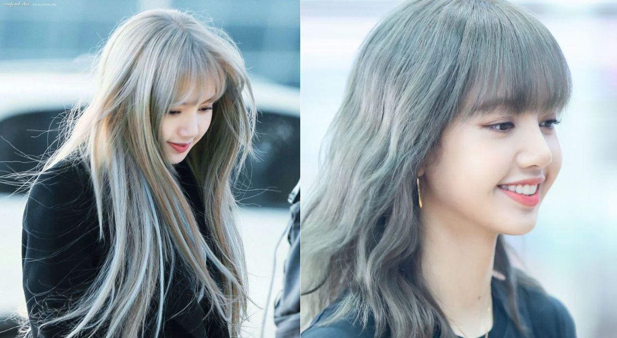 Tóc Lisa nhuộm xám đầy cuốn hút