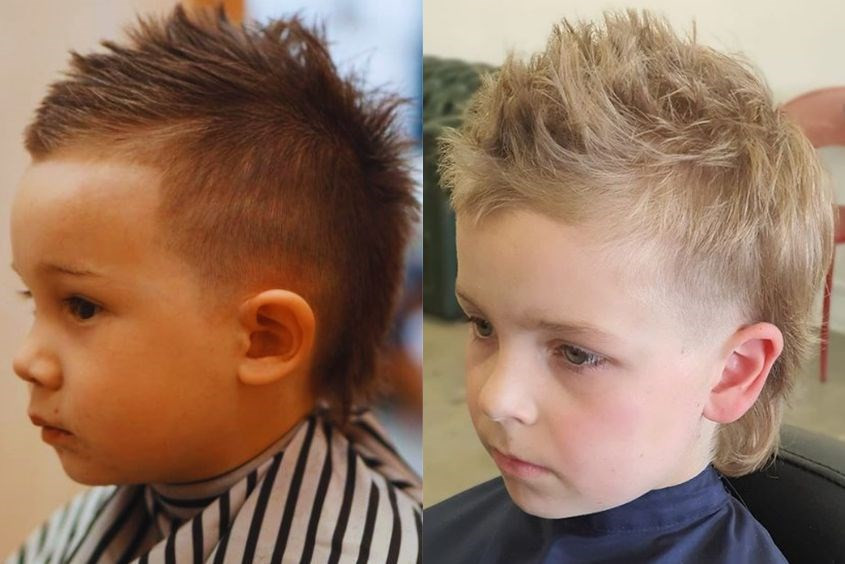 Tóc Mullet cá tính cho bé trai 9 tuổi