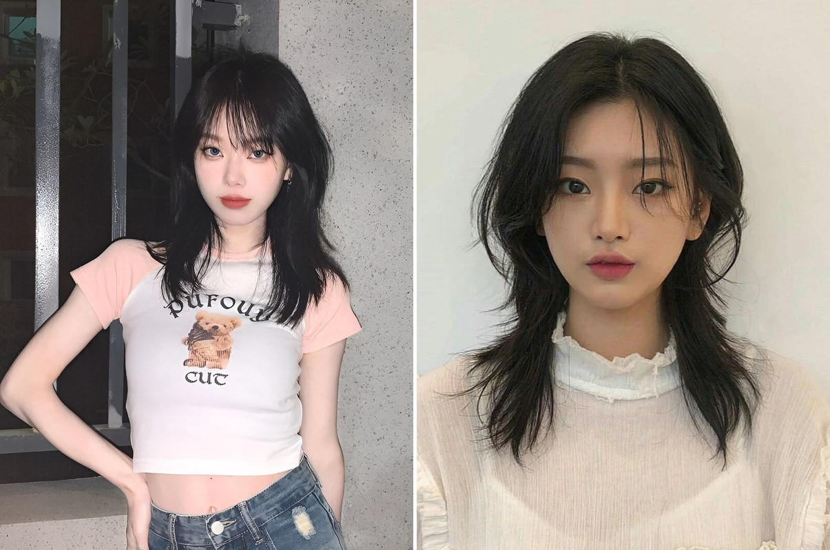 Tóc mullet layer nữ cá tính, được nhiều fashionista yêu thích