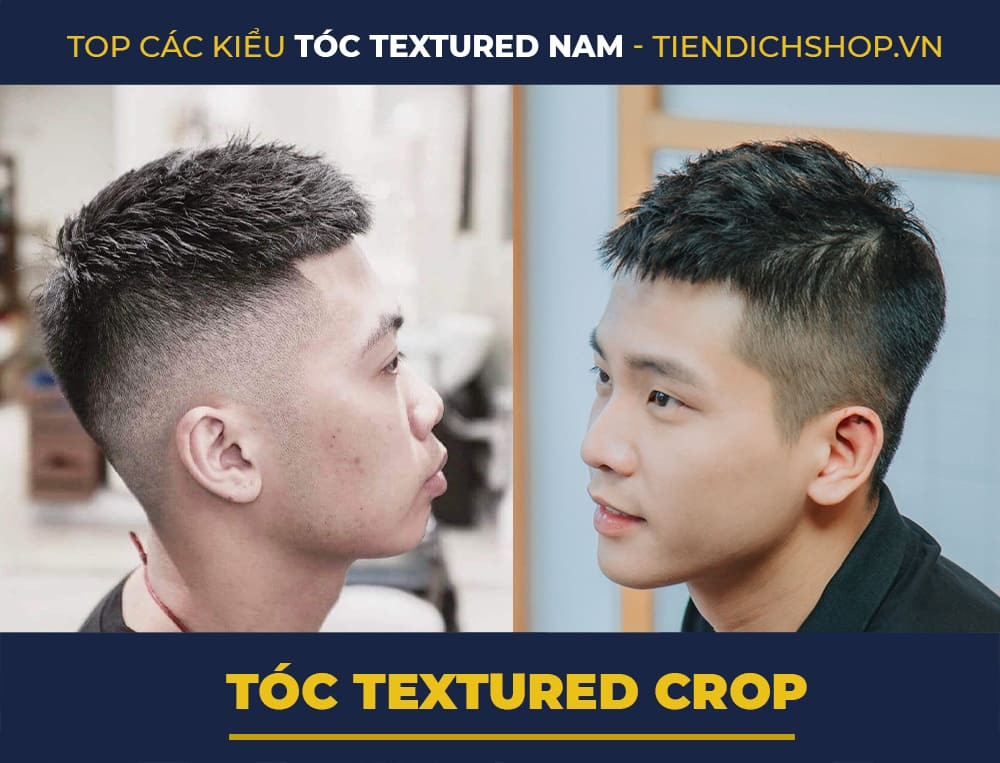 Tóc nam Textured Crop