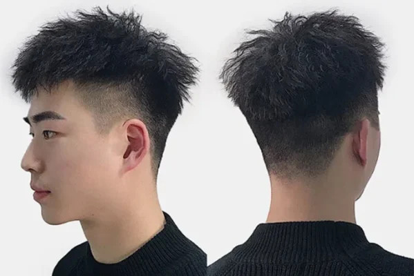 Tóc ngắn hớt cao dành cho nam giới lớn tuổi, toát lên vẻ nam tính