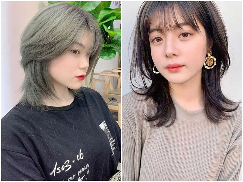 Tóc ngắn layer mullet tỉa đuôi tôm