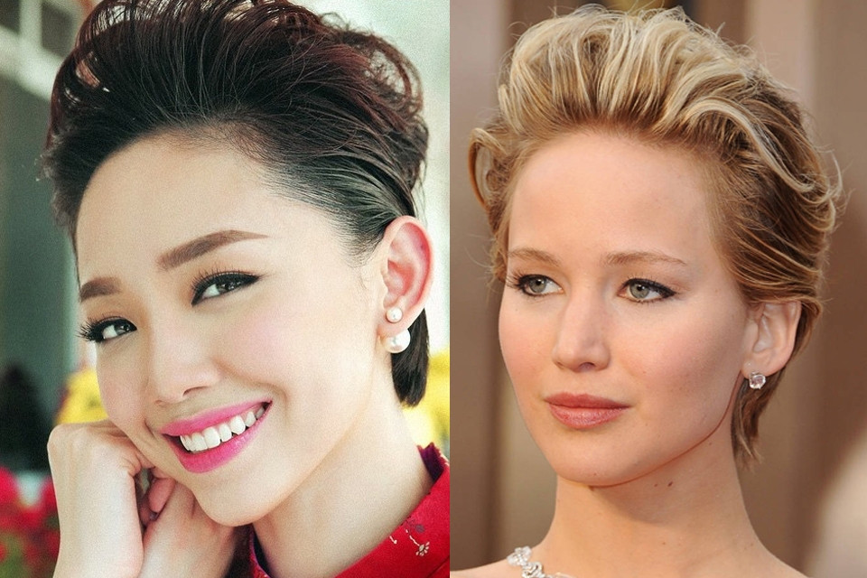 Tóc pixie vuốt ngược trẻ trung, cá tính và hiện đại