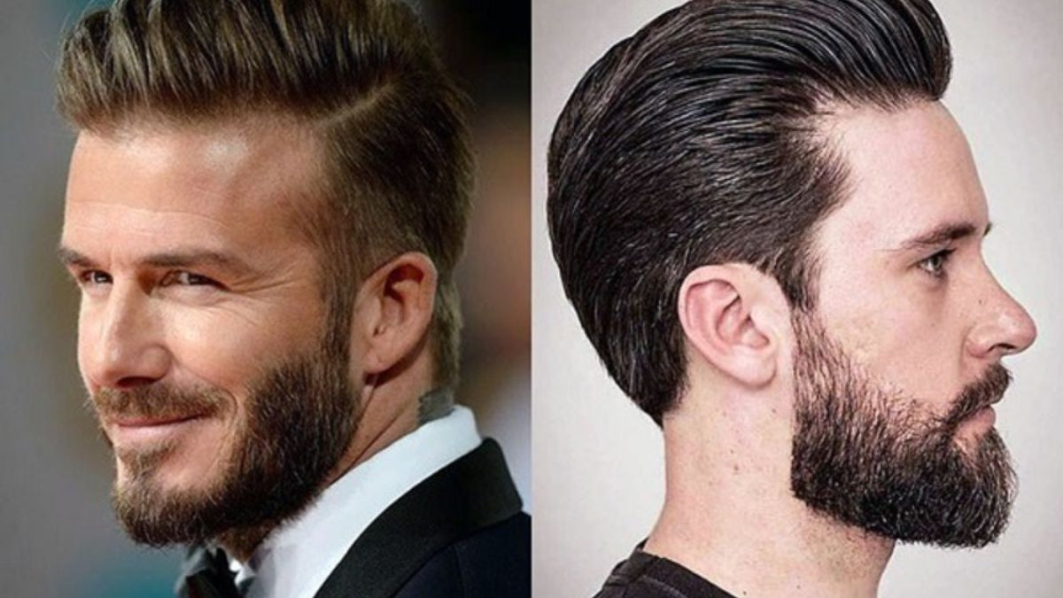 Tóc Pompadour cạo 2 bên lịch lãm