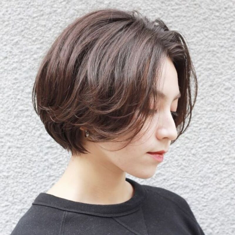 Tóc tém bob cho nữ mặt tròn, trẻ trung và thanh lịch