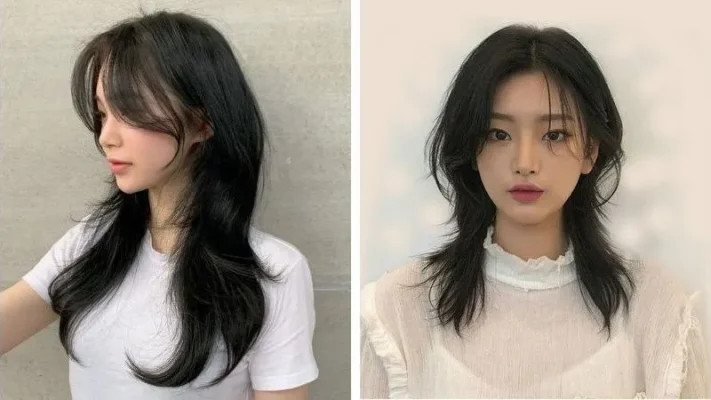 Tóc thẳng tỉa layer nhẹ nhàng, nữ tính