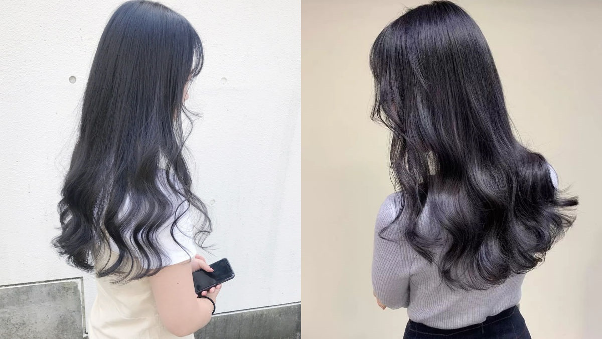 Tóc uốn đuôi gợn sóng nhẹ nhàng, kiểu tóc đơn giản nhưng rất tươi tắn