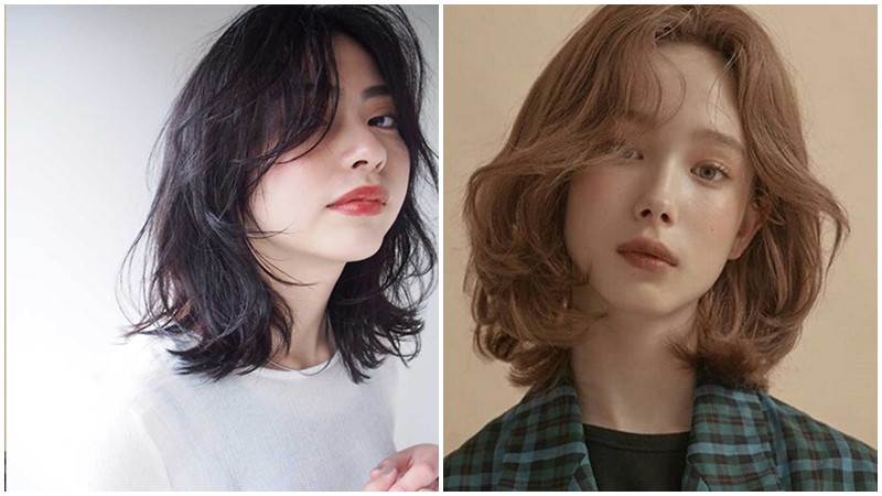 Tóc uốn layer cụp đánh rối cá tính