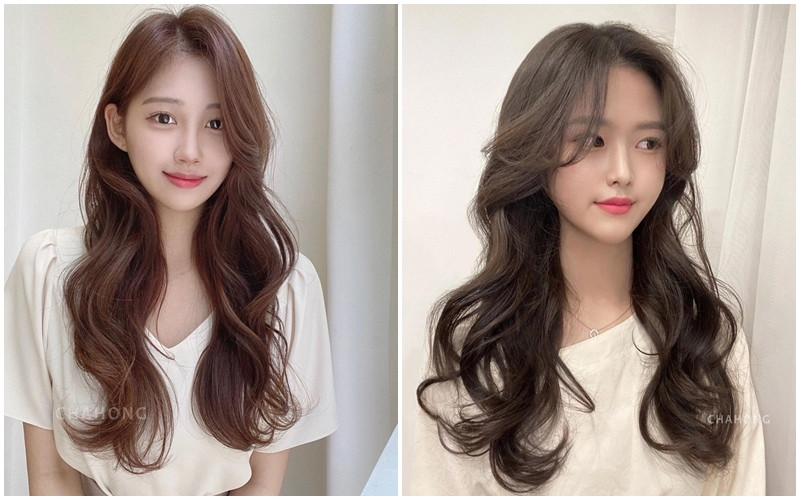 Tóc uốn layer sóng lơi dễ chăm sóc