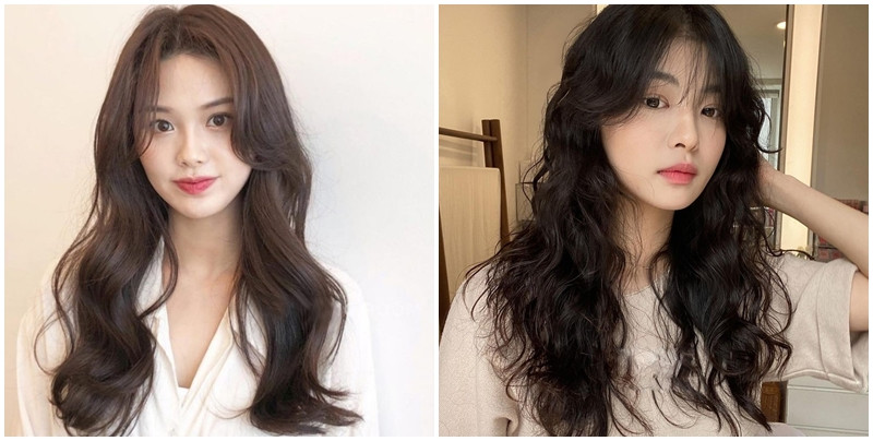 Tóc uốn layer xoăn sóng bồng bềnh