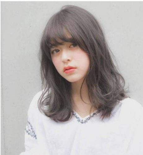 Tóc xoăn gợn sóng mái lưỡi kiểu Pháp sang trọng cho gò má cao