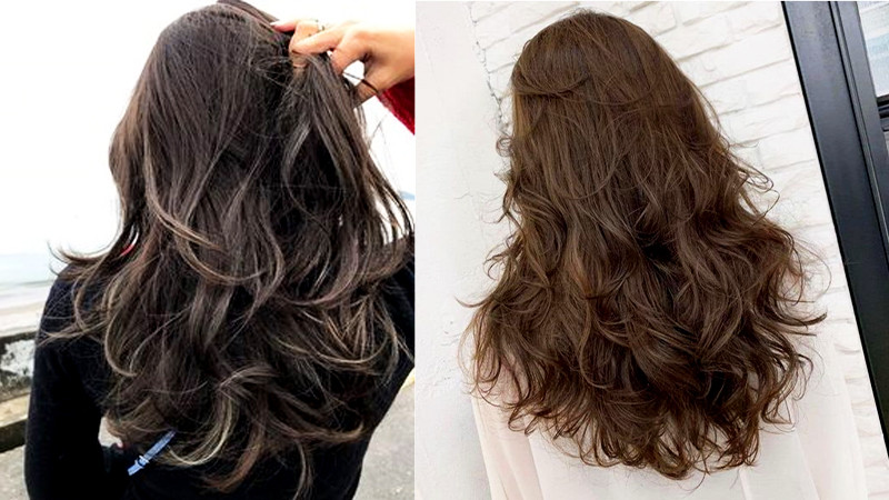 Tóc xoăn tự nhiên dịu dàng cho nữ sinh