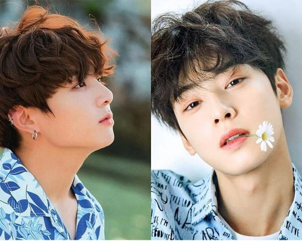 Uốn tóc nam xoăn nhẹ, tự nhiên