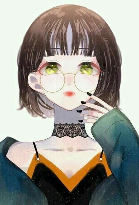 Vẻ đẹp mạnh mẽ của cô gái anime tóc ngắn với đôi mắt sắc sảo