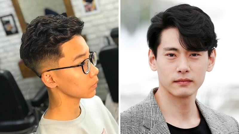 Đàn ông tạo kiểu tóc uốn lượn với sản phẩm tạo kiểu tóc